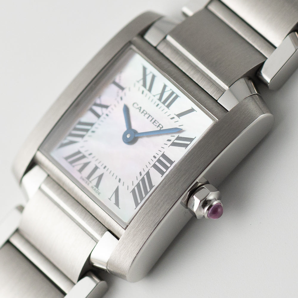 CARTIER SM TANK FRANCAISE Ref.2384 MOP Dial