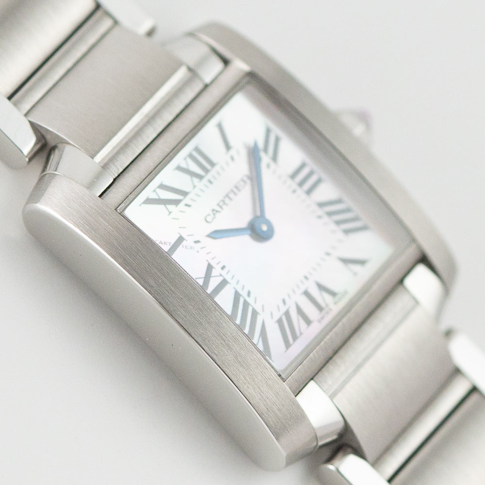 CARTIER SM TANK FRANCAISE Ref.2384 MOP Dial