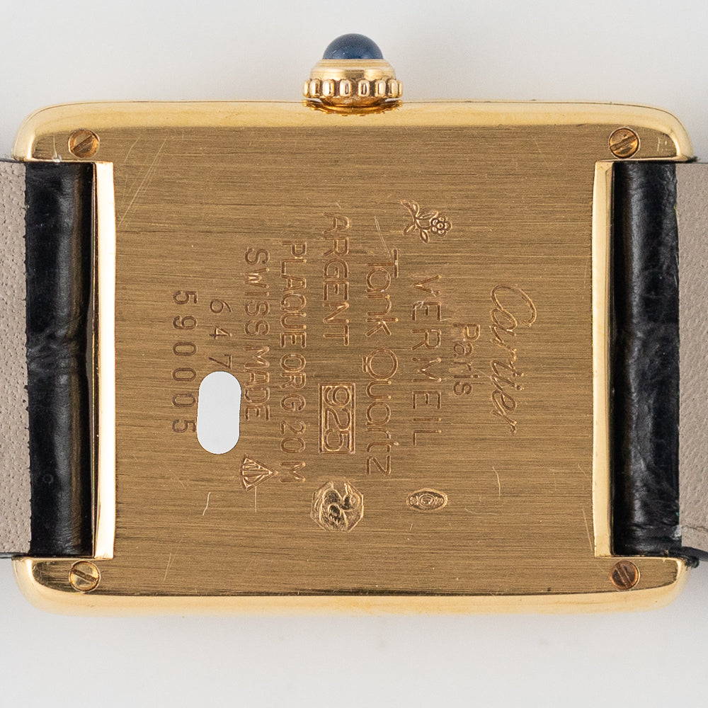 CARTIER LM MUST DE TANK REF.590005