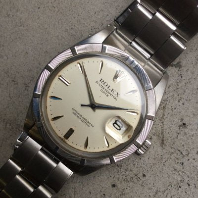 ROLEX OYSTER PERPETUAL DATE Ref.6581 Big ROLEX Logo