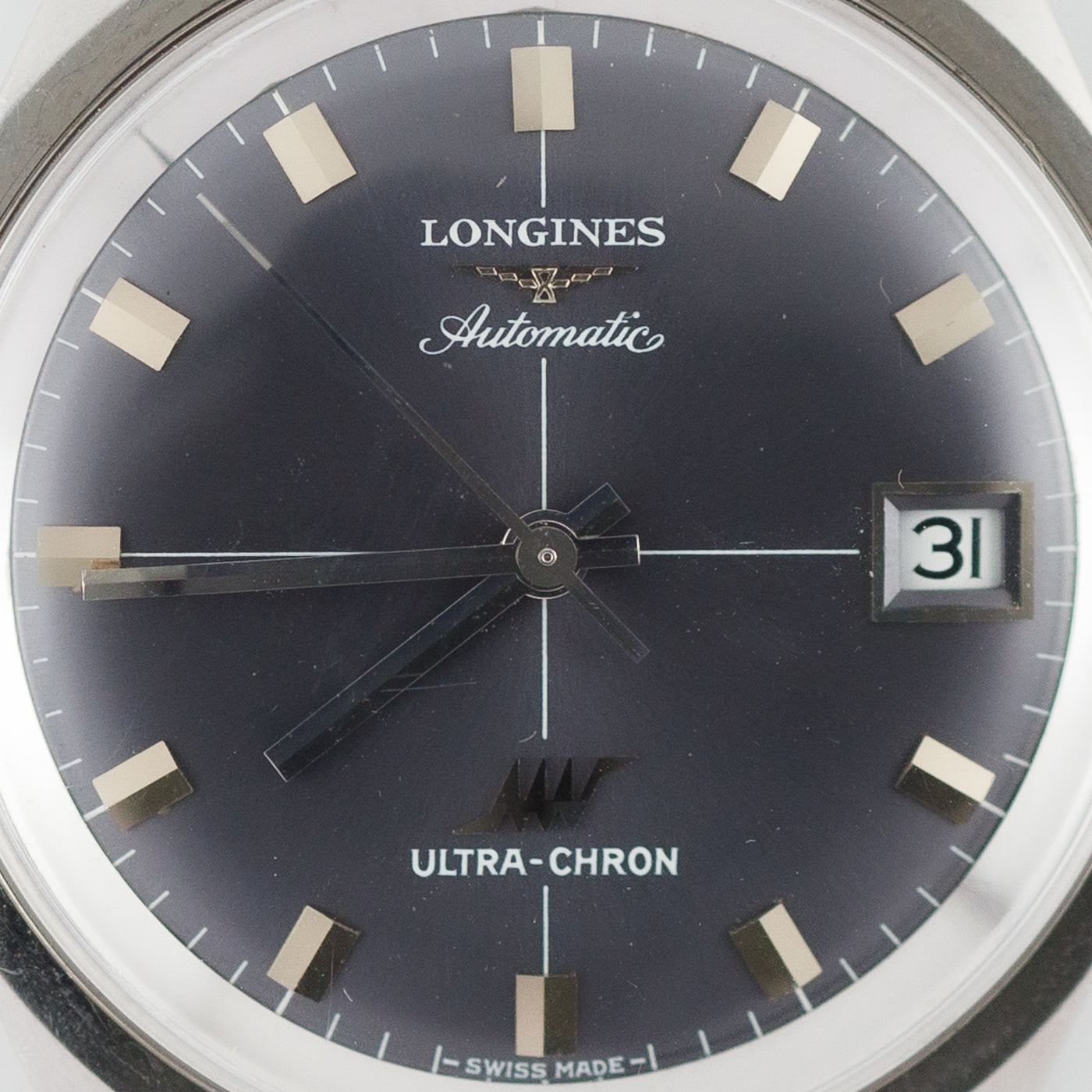 LONGINES ULTRA-CHRON Ref.8301 Blue Gray Color Dial – TIMEANAGRAM LONGINES ULTRA-CHRON Ref.8301 Blue Gray Color Dial – TIMEANAGRAM