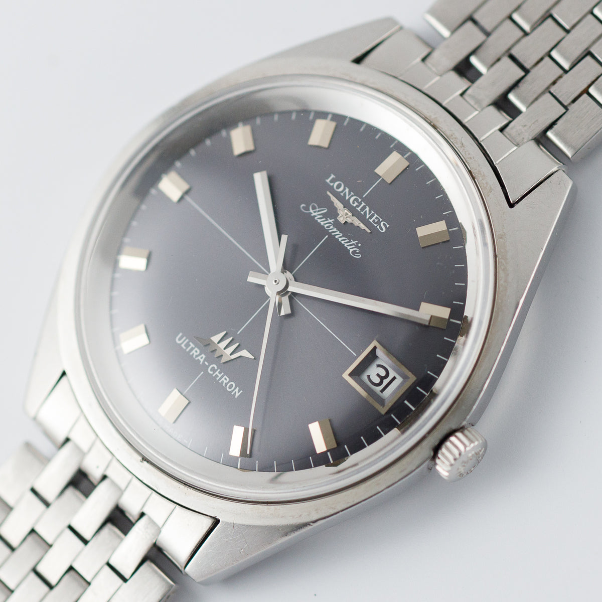 LONGINES ULTRA-CHRON Ref.8301 Blue Gray Color Dial