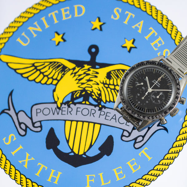 OMEGA SPEEDMASTER Ref.105.003 Delivered to US Sixth Fleet and US Military Sea Transportation Service