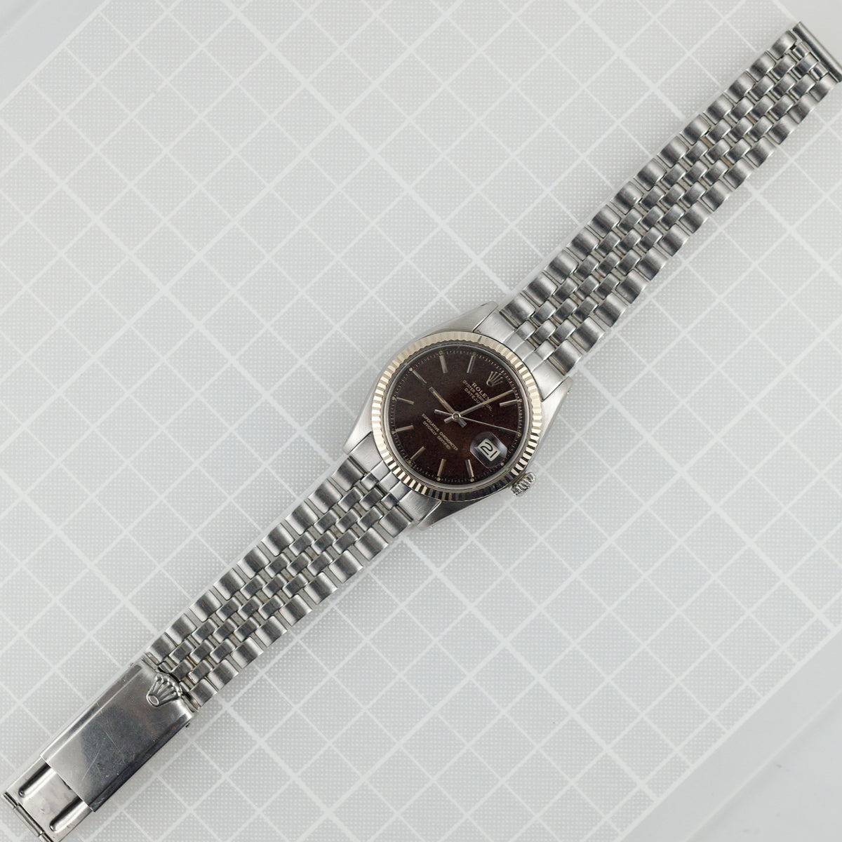 ROLEX DATEJUST Ref.1601 Tropical Black Gilt Dial