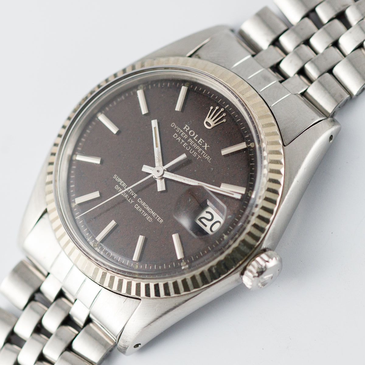 ROLEX DATEJUST Ref.1601 Tropical Black Gilt Dial