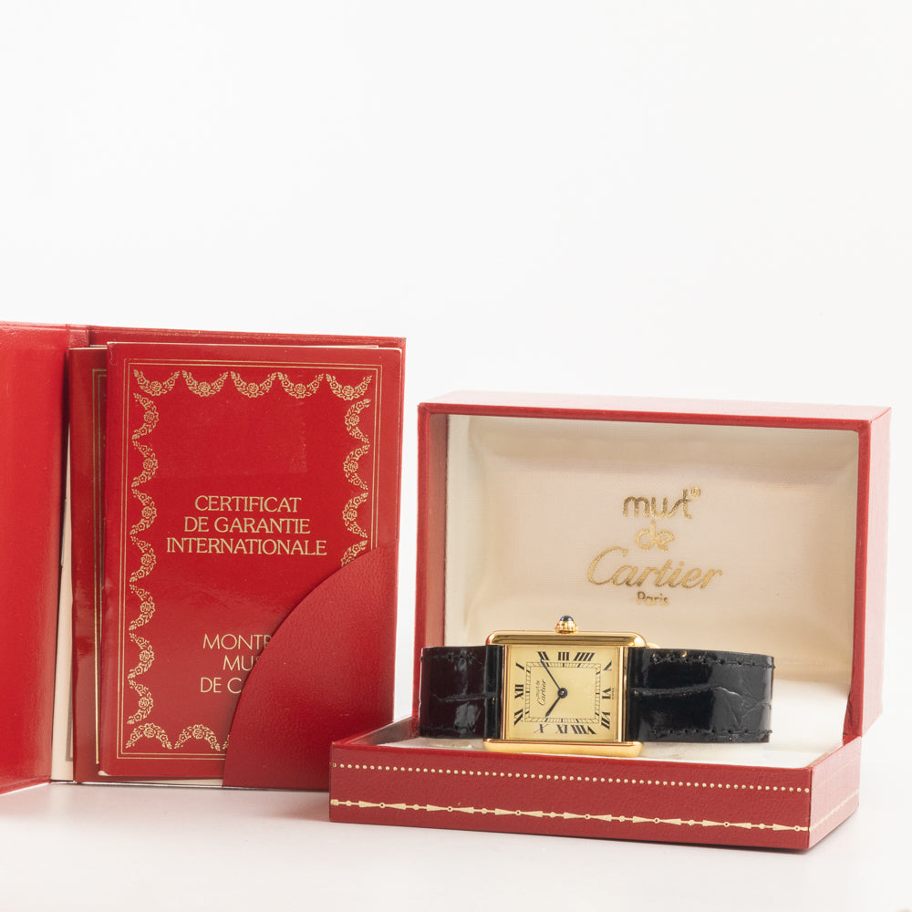 CARTIER LM MUST DE TANK REF.590005