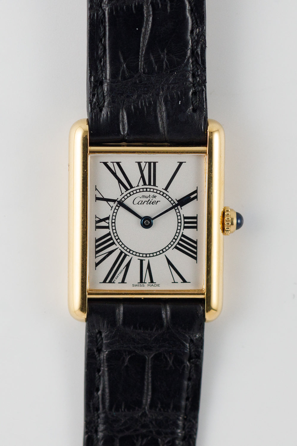 CARTIER LM must de tank Ref.590005 Oparan dial