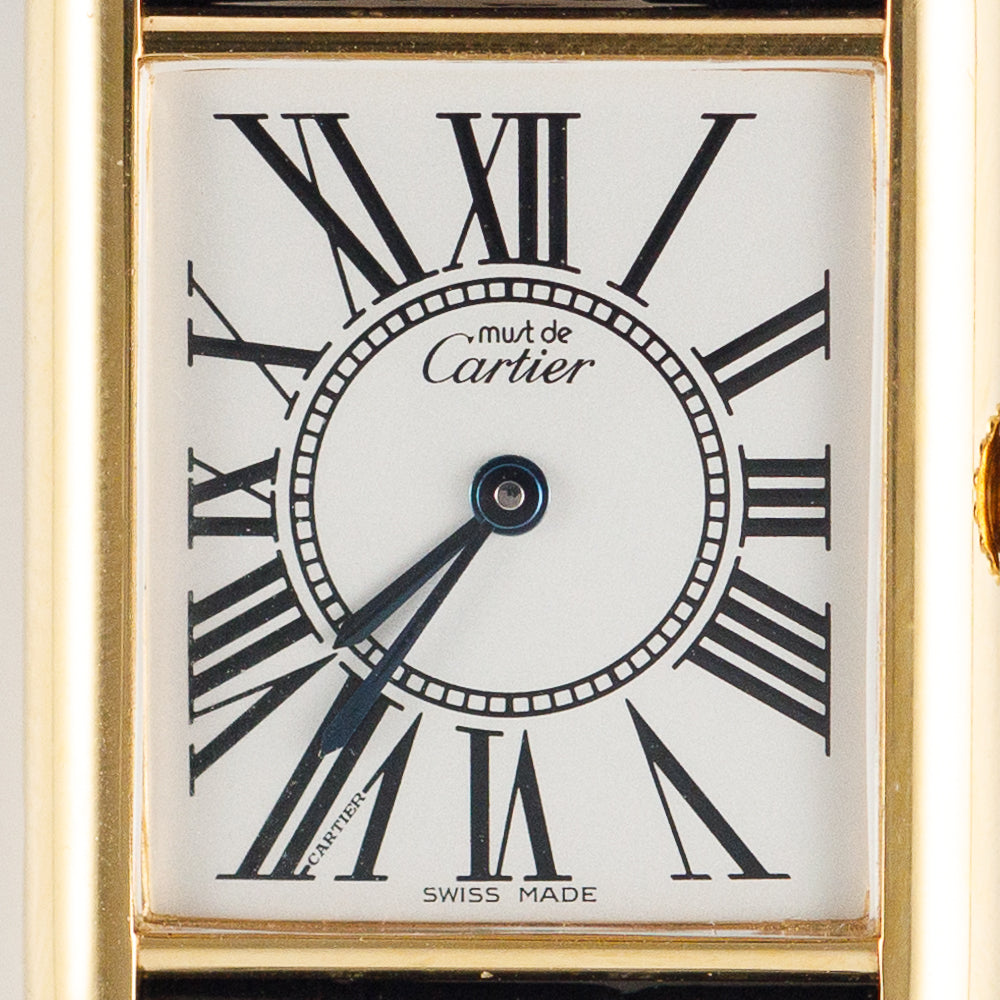 CARTIER LM must de tank Ref.590005 Oparan dial