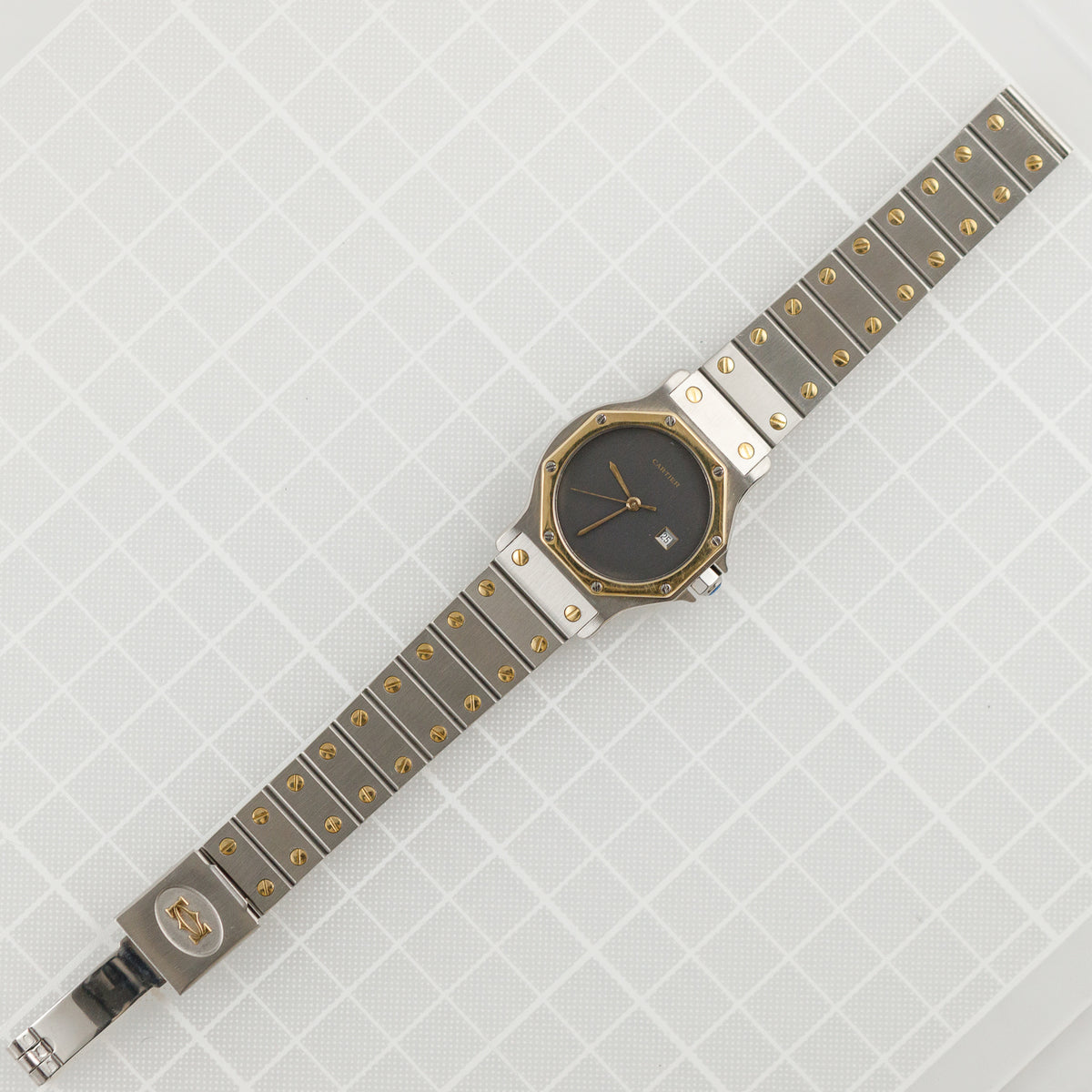 CARTIER LM SANTOS OCTAGON Ref.2966 Ghost Dial
