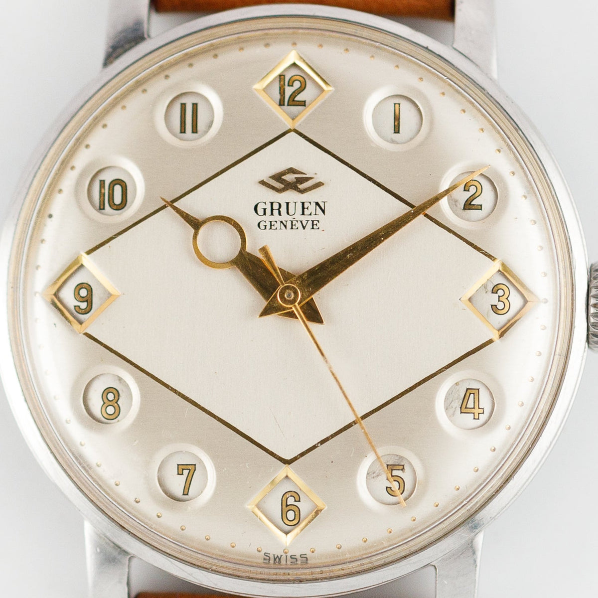 GRUEN Airflight GMT Telephone Dial