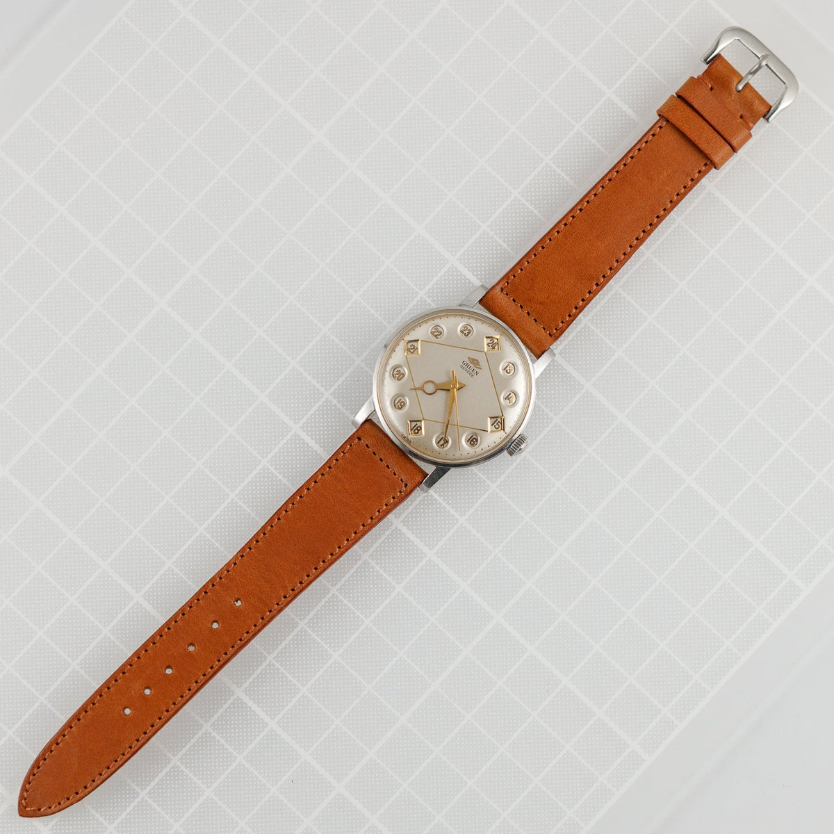 GRUEN Airflight GMT Telephone Dial