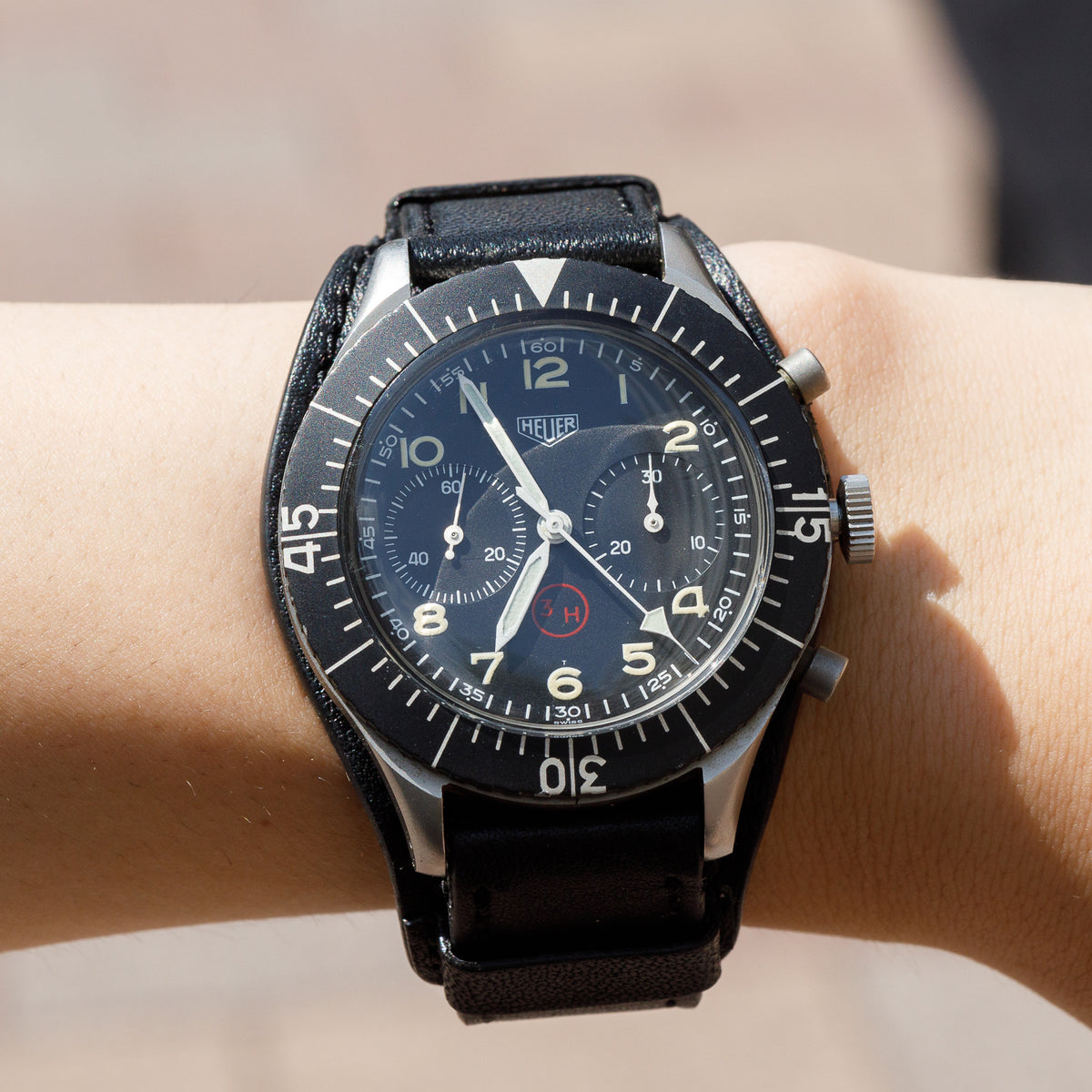 HEUER Bundeswehr Ref.1550SG Flyback