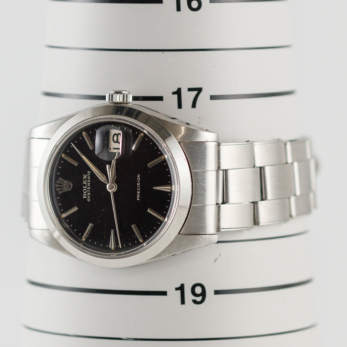 ROLEX OYSTERDATE Ref6694 Black Gilt Dial