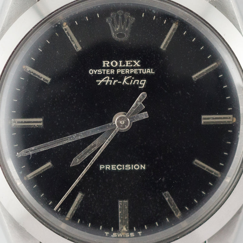 ROLEX Air-King Ref.5500 Glossy Black Glit Dial