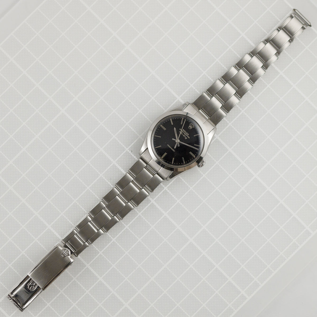 ROLEX Air-King Ref.5500 Glossy Black Glit Dial