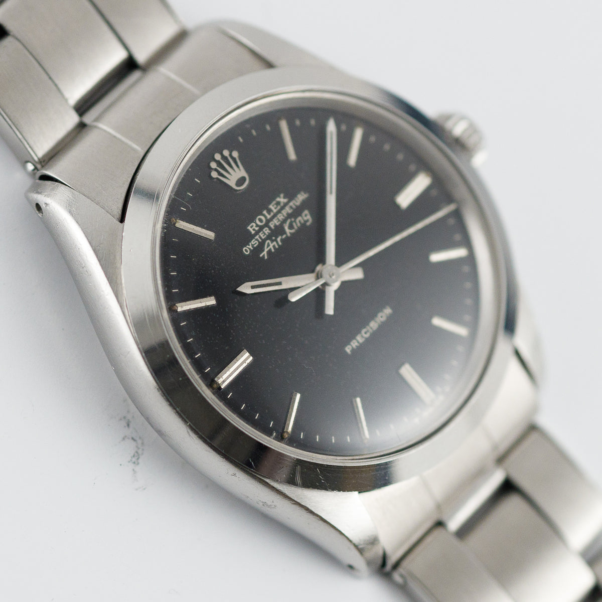 ROLEX Air-King Ref.5500 Glossy Black Glit Dial