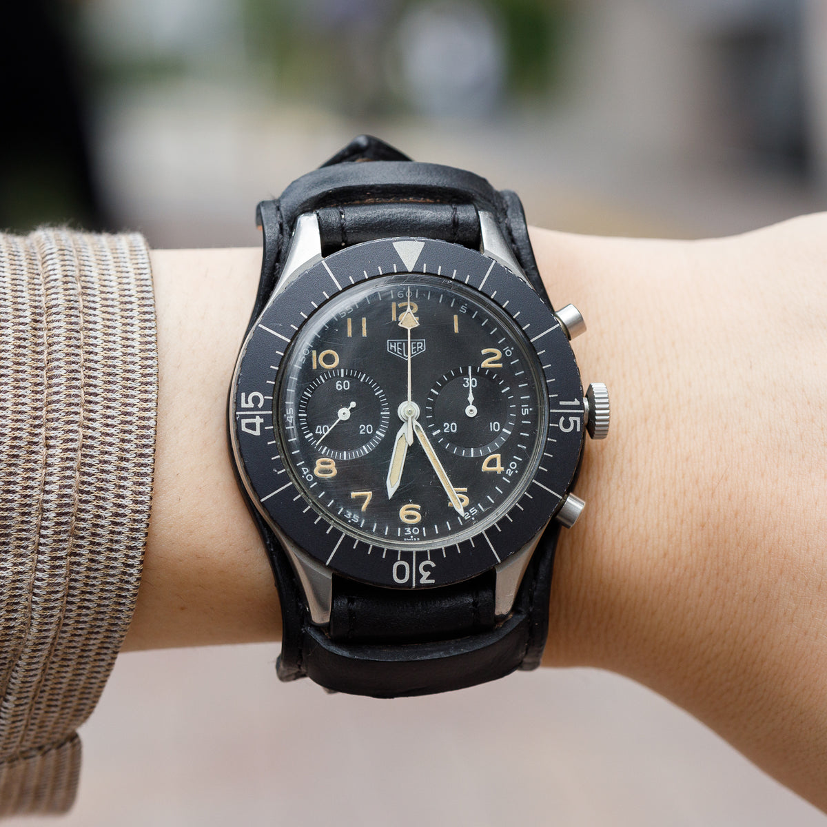 HEUER Bundeswehr Ref.1550SG Flyback