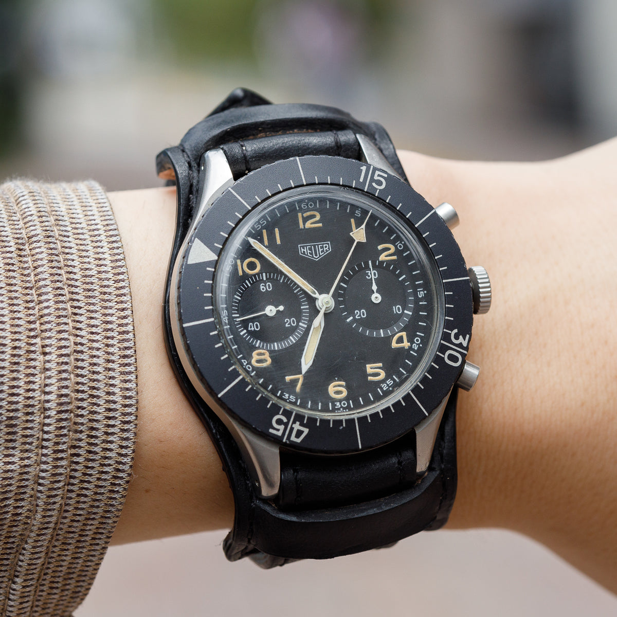 HEUER Bundeswehr Ref.1550SG Flyback