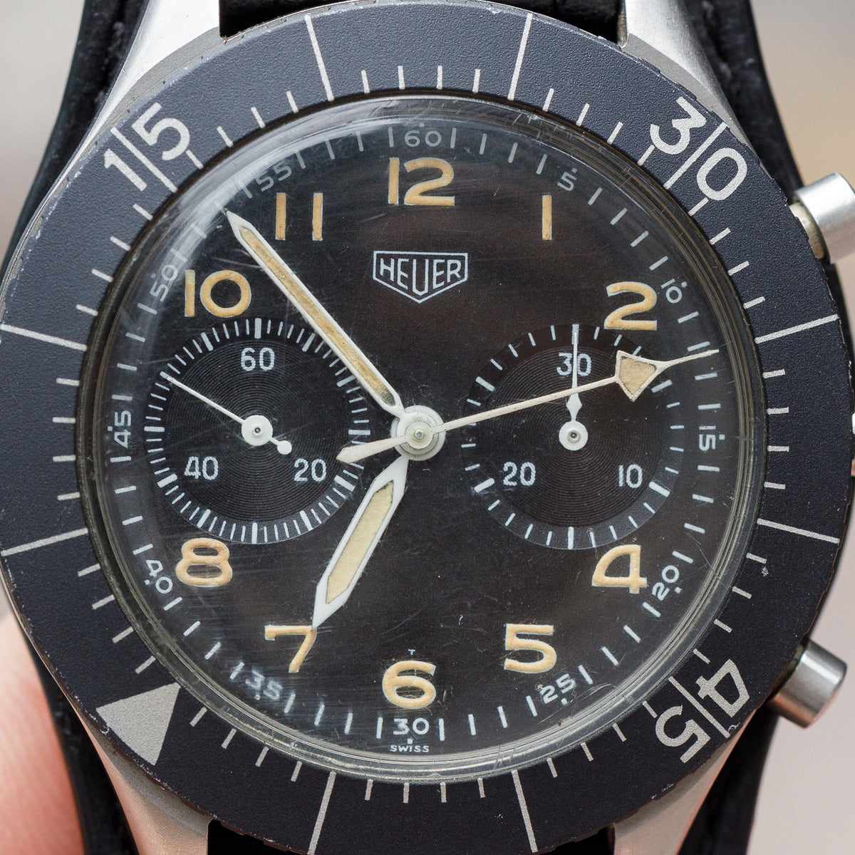 HEUER Bundeswehr Ref.1550SG Flyback