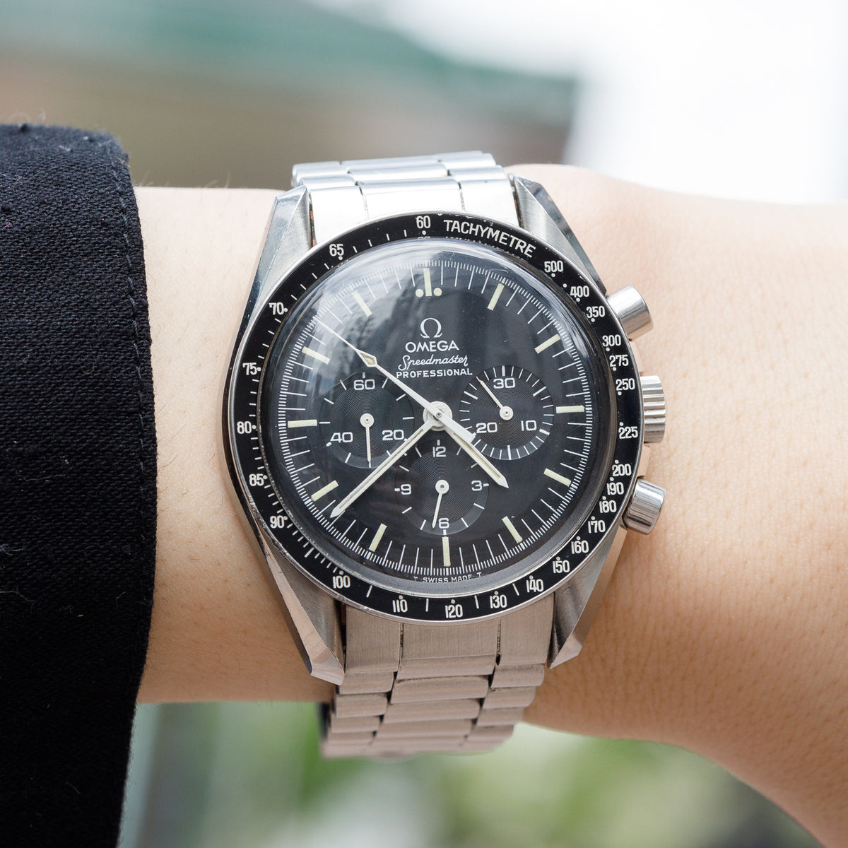 OMEGA SPEEDMASTER Ref.145.022 Long S and R