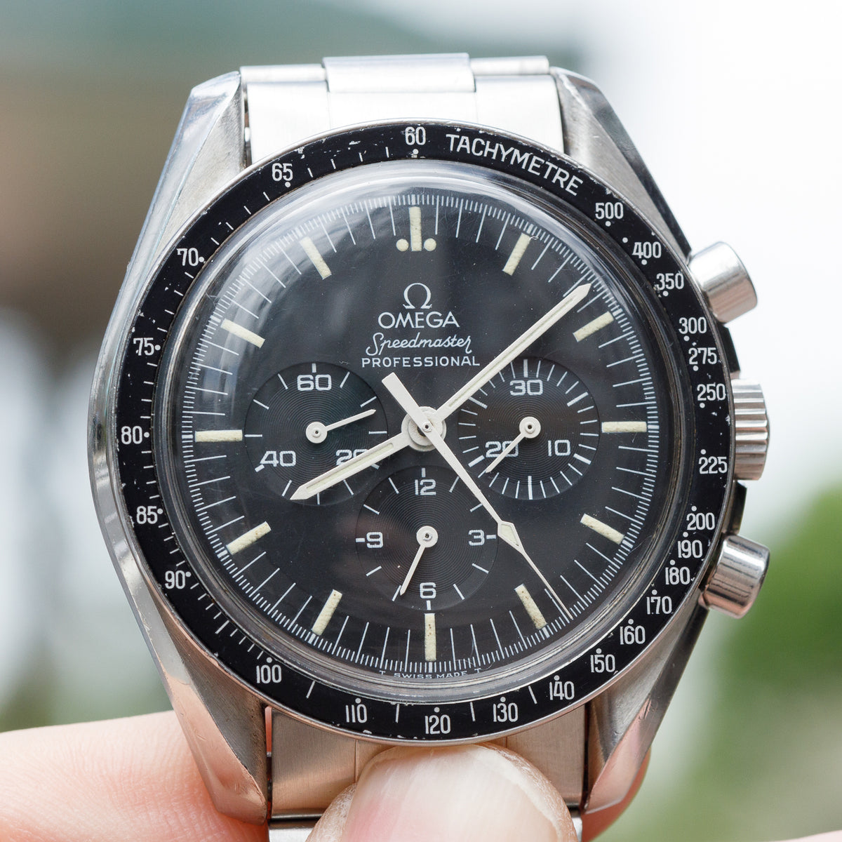OMEGA SPEEDMASTER Ref.145.022 Long S and R