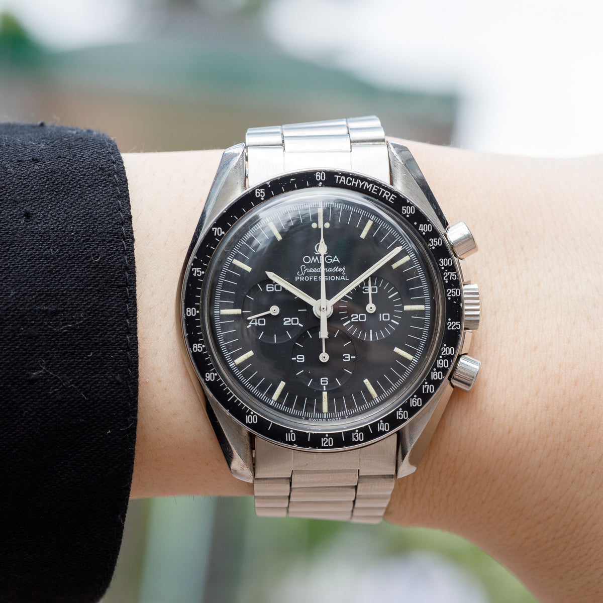 OMEGA SPEEDMASTER Ref.145.022 Long S and R
