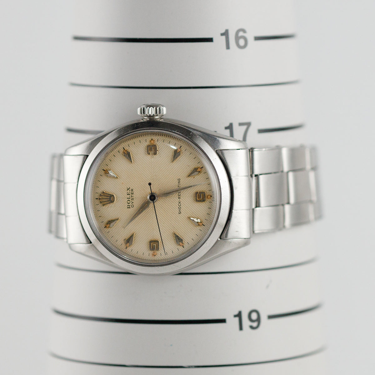 ROLEX OYSTER  Ref.6480 Herringbone Dial with Expansion Bracelet