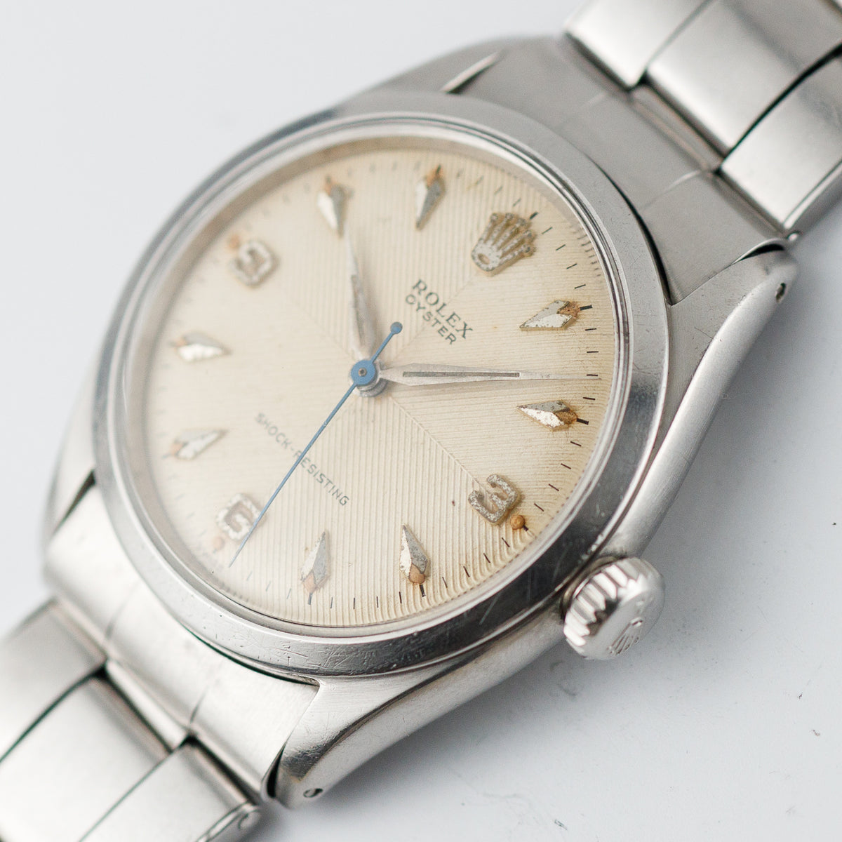 ROLEX OYSTER  Ref.6480 Herringbone Dial with Expansion Bracelet
