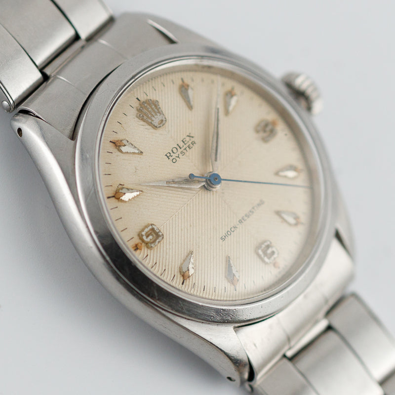 ROLEX OYSTER  Ref.6480 Herringbone Dial with Expansion Bracelet