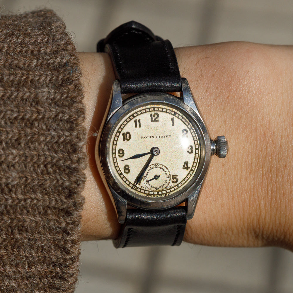 ROLEX OYSTER Ref.3121 APPLIED MINUTE RAIL TIMEANAGRAM