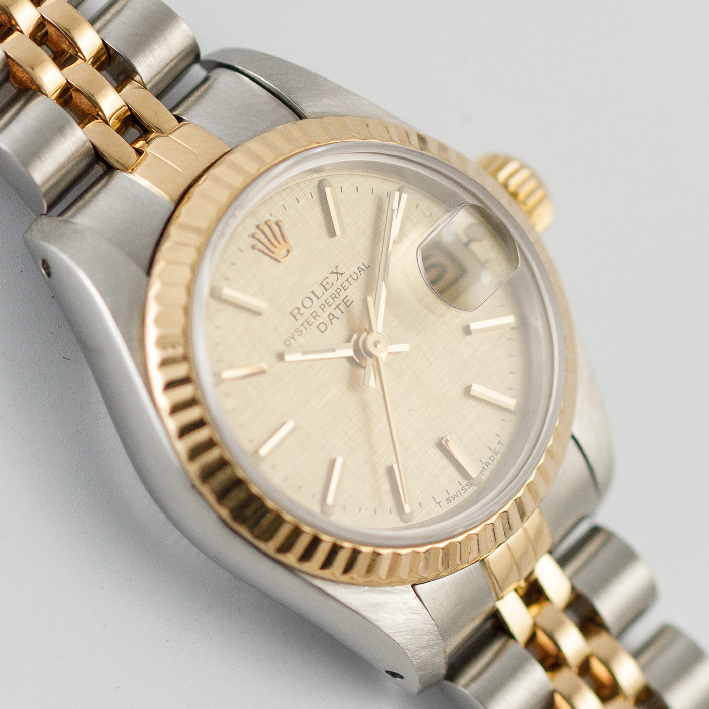 ROLEX DATEJUST Ref.69173 Linen Dial – TIMEANAGRAM