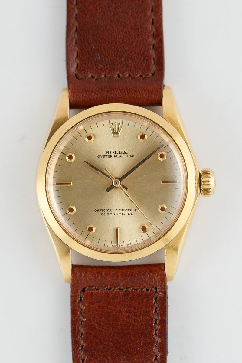 ROLEX OYSTER PERPETUAL Ref.6551 Hexagon Index