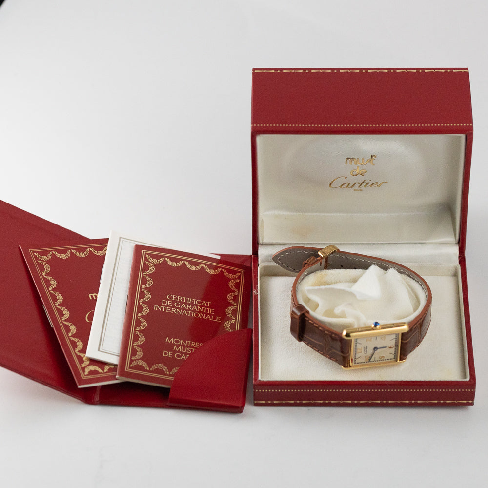 CARTIER LM MUST DE TANK REF.590005