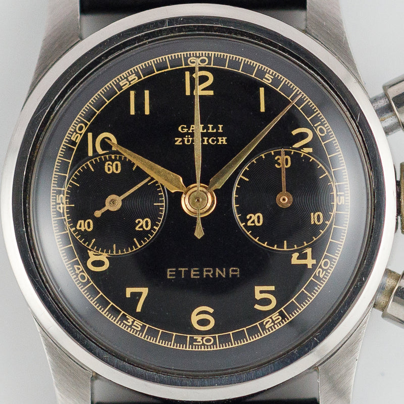 ETERNA BABY CHRONOGRAPH CLAMSHELL CASE