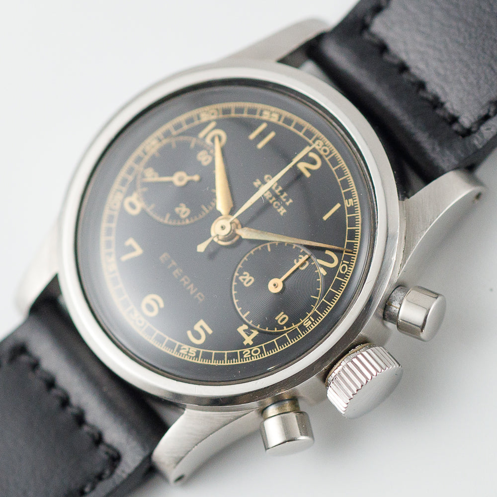 ETERNA BABY CHRONOGRAPH CLAMSHELL CASE