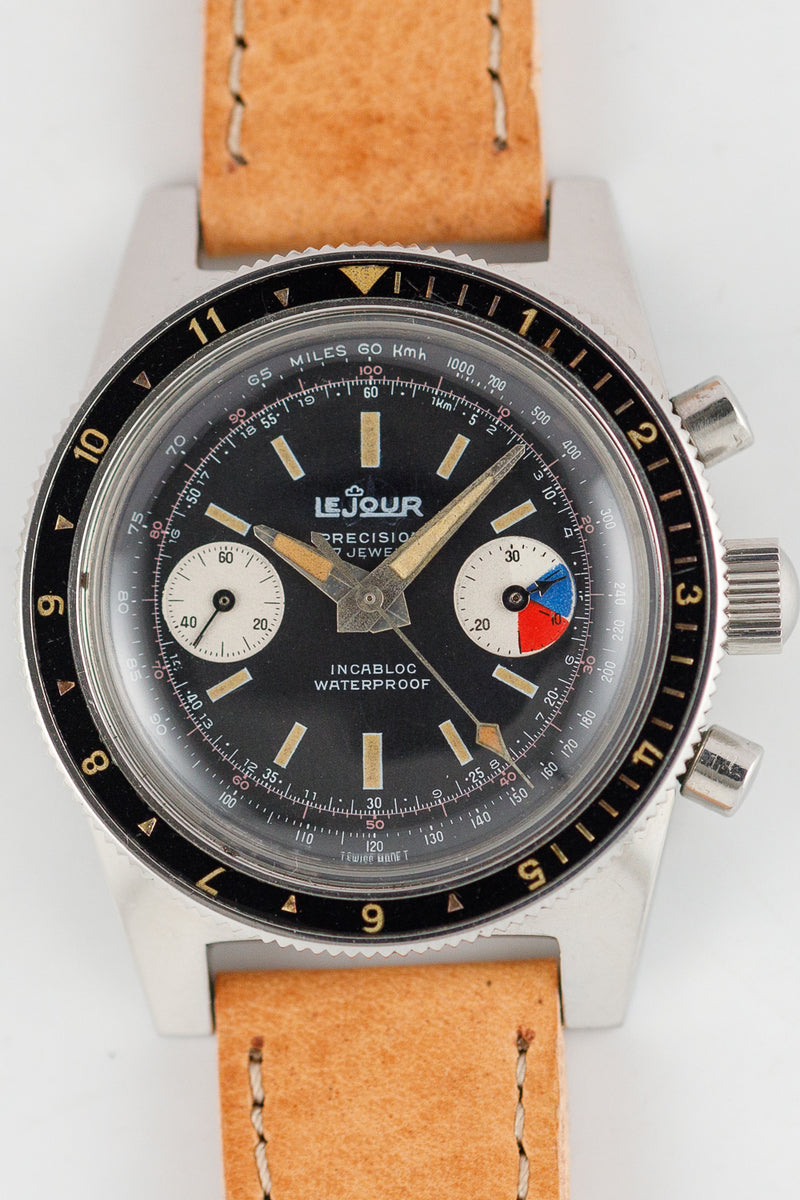 1970年代のスイス製ですLE JOUR ビンテージクロノグラフ時計 - 腕時計 