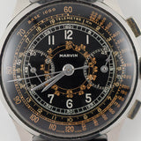 MARVIN Val.22 Chronograph Tricolor Black Gilt Dial