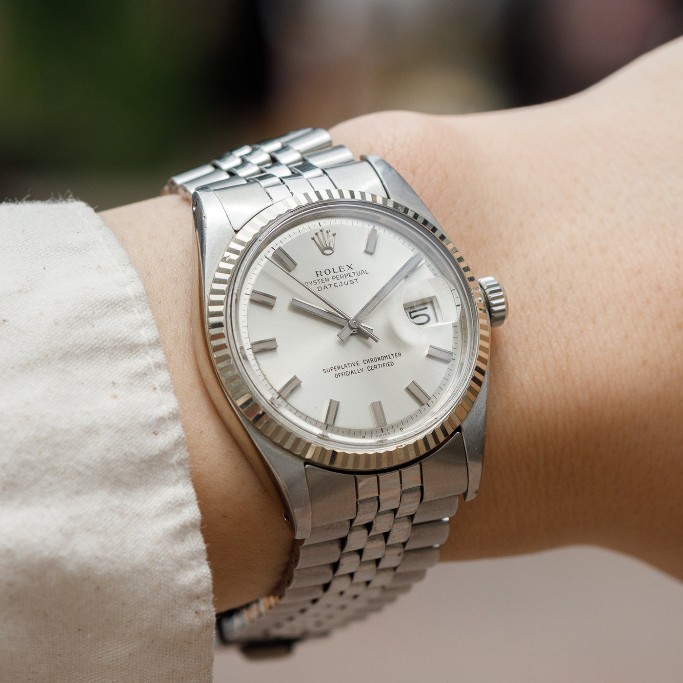 ROLEX DATEJUST REF.1601 Wide Boy – TIMEANAGRAM