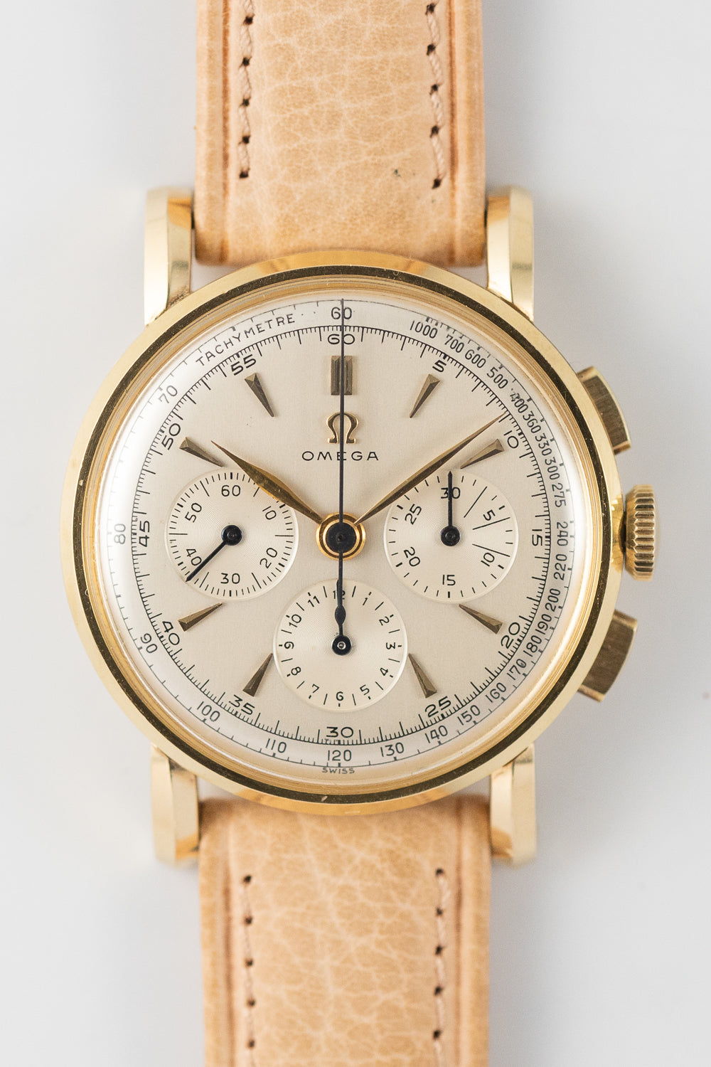 OMEGA 14KYG Chronograph Pre Cal.321