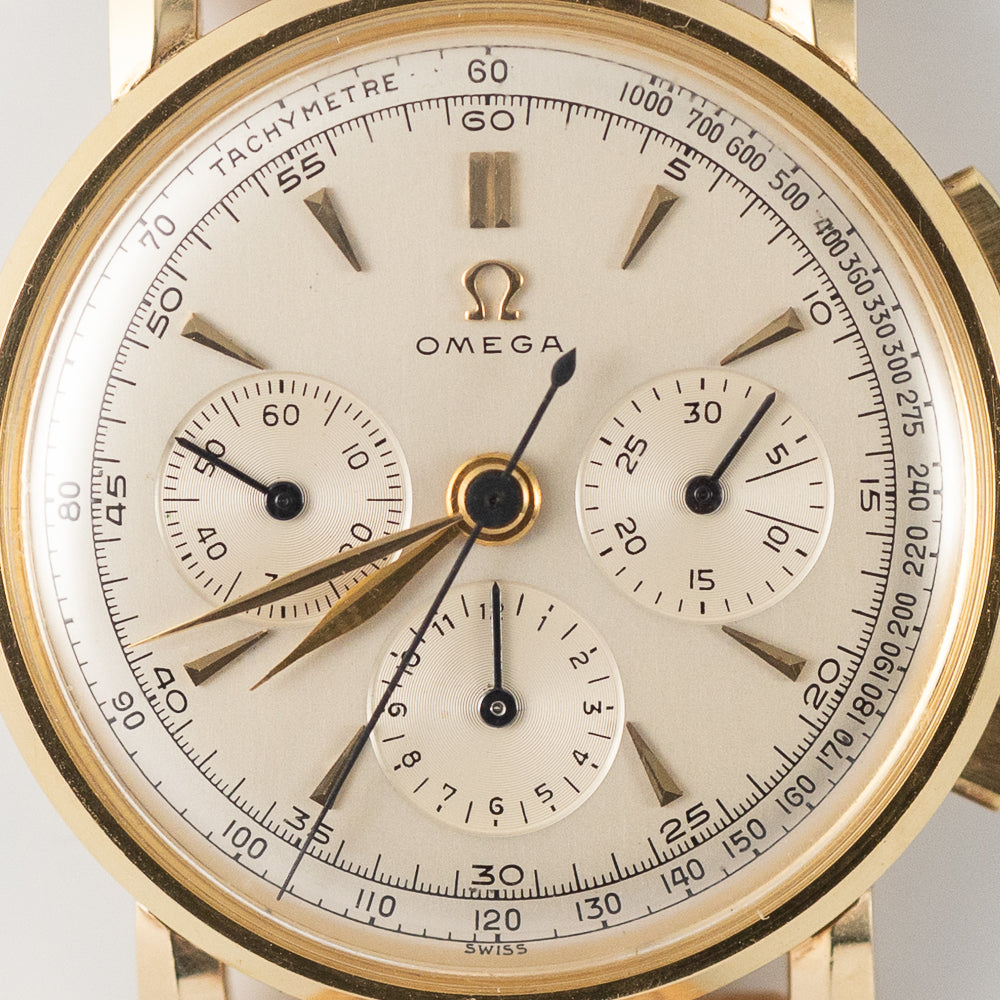 OMEGA 14KYG Chronograph Pre Cal.321