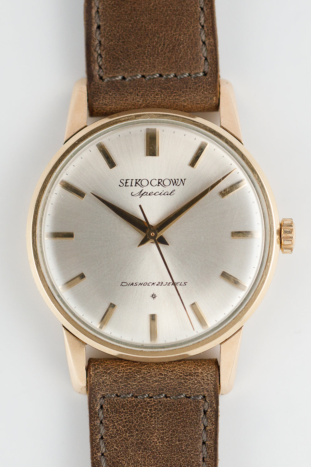✨セイコー✨クラウンスペシャル✨23石✨GF✨15021E✨クオーツ✨腕時計✨ SEIKO CROWN Special Ref.15021E – TIMEANAGRAM
