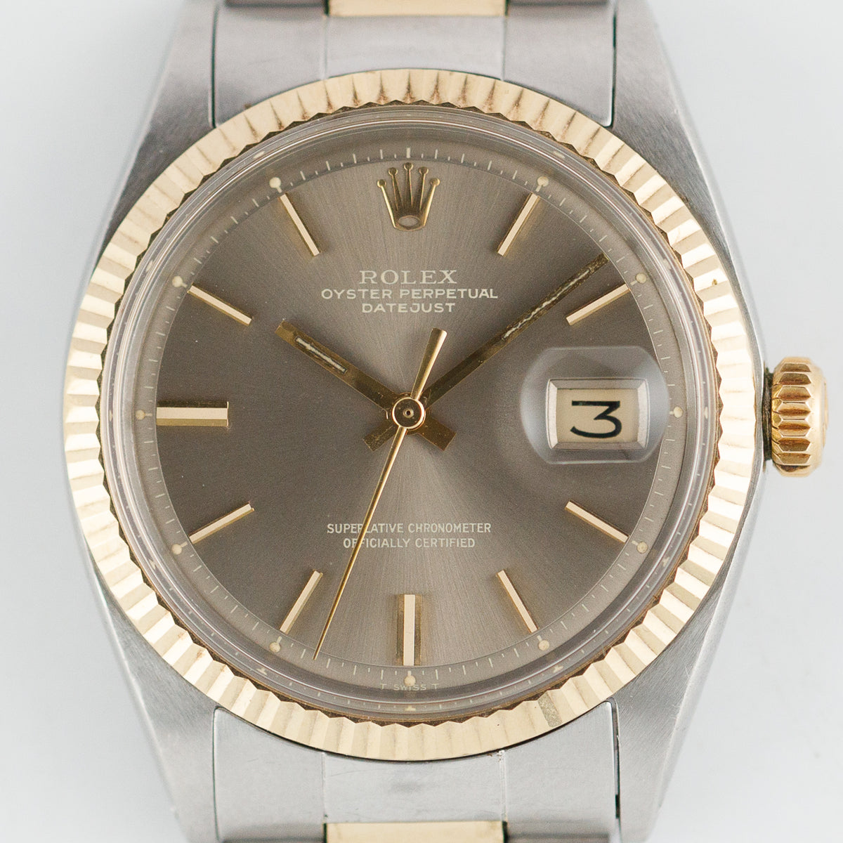 ROLEX DATEJUST REF.1601 Londn sky with 7836 Bracelet