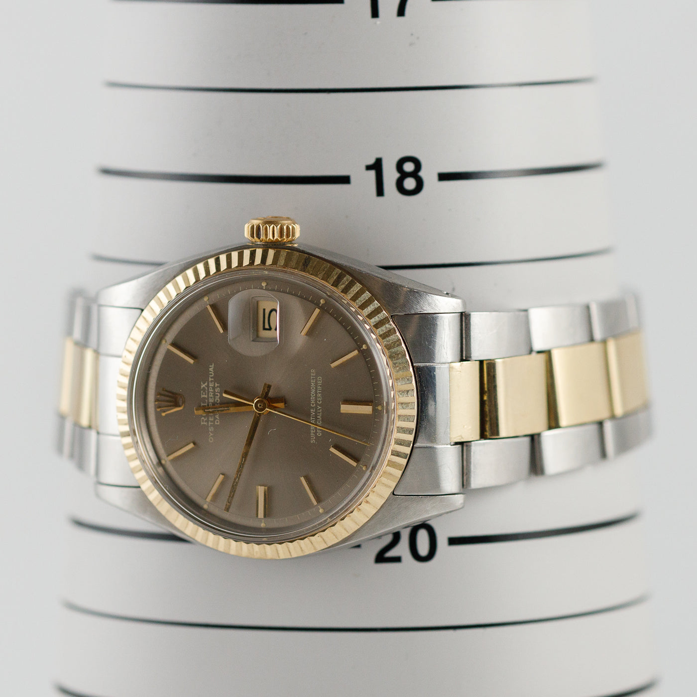 ROLEX DATEJUST REF.1601 Londn sky with 7836 Bracelet – TIMEANAGRAM