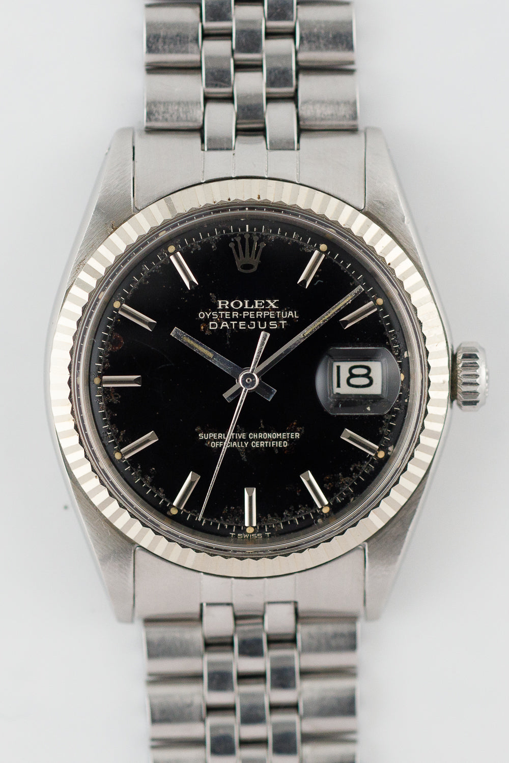 ROLEX DATEJUST Ref.1601 Black Gilt Dial