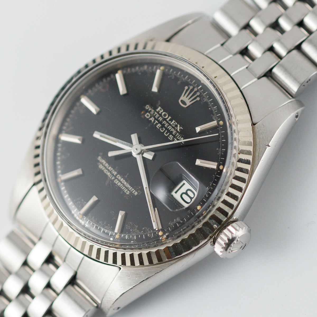 ROLEX DATEJUST Ref.1601 Black Gilt Dial