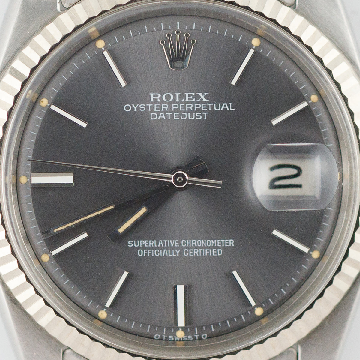 ROLEX DATEJUST REF.1601 GRAY sigma Dial