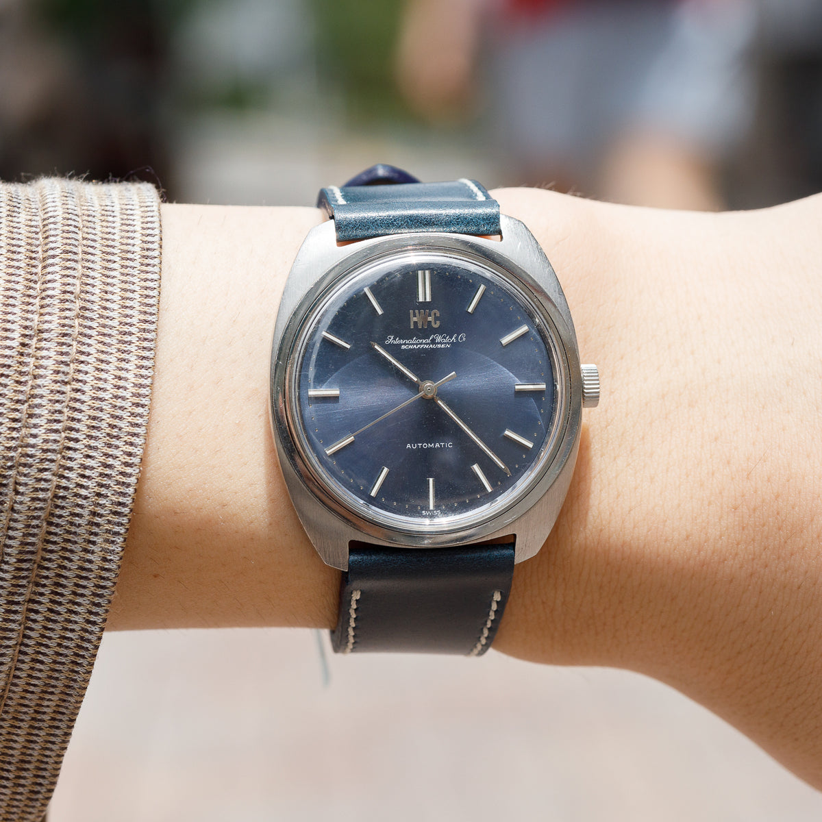 IWC Ref.R1819 Blue Dial No Date