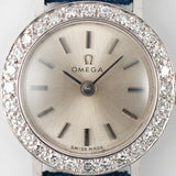 OMEGA 18K White Gold Diamond Setting