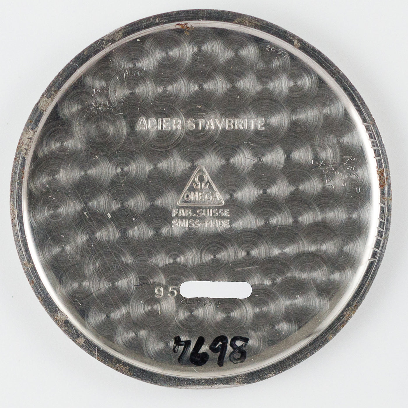OMEGA Scarab case Sector Two-Tone Dial – TIMEANAGRAM OMEGA Scarab case Sector Two-Tone Dial – TIMEANAGRAM