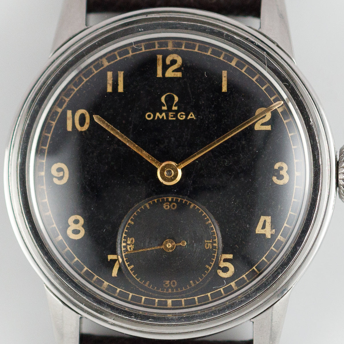 OMEGA Black Gilt Dial
